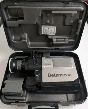 Bmc-110 Case Betamovie Camcorder With - Untested Vintage Collectible