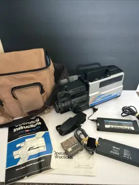 Cv-t60g Chinon Cv-t65 Vintage Rare Vhs Camcorder Untested