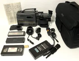 Cv-t73 Chinon Vintage Direct Video Hq Vhs Camcorder Tested