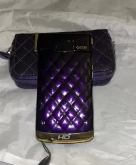 Dxg-5c8v Cmos Dxg-5034 Purple 5 Megapixel 1080p Hd Camcorder With Case Not Tested