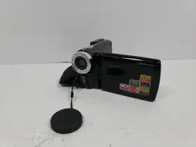 Cobra 180031000313 Digital Solar Video Camcorder Hdvc6000-black As Is Battery Needs Charge