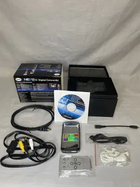 Hdvc5100 Cobra Hd 12 Mega Pixel Digital Camcorder 2.4 Inch Ltps Lcd