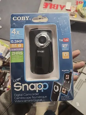 Cam3001s Coby Snapp Digital Camcorder Model - New Factory Sealed #2