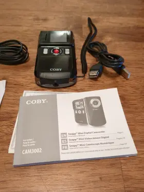 Cam3002 Coby Cam3005 Snapp Digital Camcorder Pocket Size 4x Zoom Model Parts Only #3