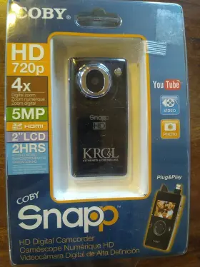 Cam5001 Coby 16 Gb High Definition Camcorder
