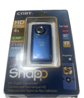 Cam5002s Coby Snapp New In Package. Hd 720. 5mp Camcorder Lightweight