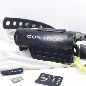 1829-k Contour Roam 1829k Hd Action Cam 1080p With Mounts 16 Gb Sd Charger Data Cable