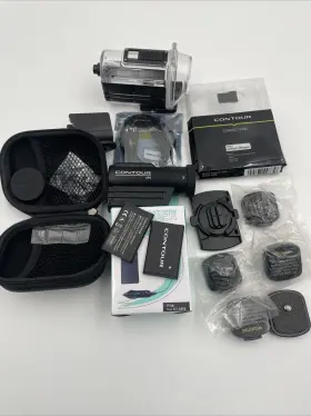 Hd1400 Contour Hd1400. Hd 1400 1080p Video Camera Tested 2 Batteries 5 Mounts Charger