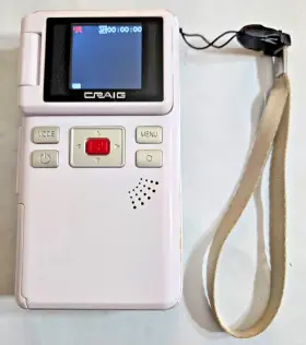 Ccr9002sd Craig Digital Camcorder With Camera Ccr9002 Fully Tested Working White Silver