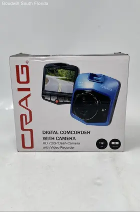 Crvcam720 Craig 720p Hd Dash Digital Camcorder With Camera Not Tested