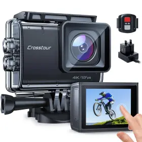 Ct9700 Crosstour Action Camera Native 4k 50fps 20mp Touch Screen
