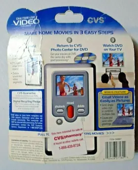 309867 Cvs One Time Use Video Dvd Camcorder Recorder 20 Mins #2