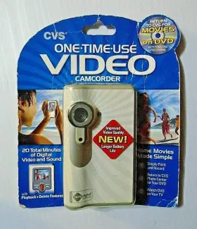 309867 Cvs One Time Use Video Dvd Camcorder Recorder 20 Mins