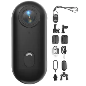Riv001 Dahocamgo 64gb 4k Fhd Mini Body Camera Cam Thumb Sized Wearable Action Han