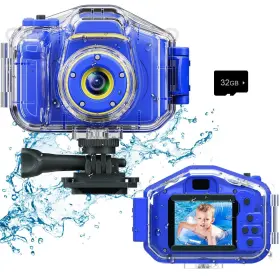 Rke5 Deker Kids Waterproof Camera Christmas Birthday Gifts For Boys Girls Toys 3-12 Yea