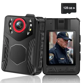 Sr579-01 Delarbeaden Body Camera With Audio And Video Recording 1080p Fhd Cam Night Vis