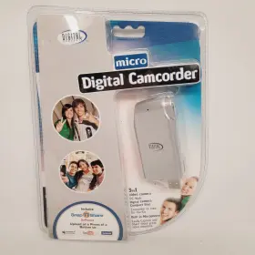 30690 Digital Concepts Micro Camcorder 3-in-1 Video Web Camera Silver New