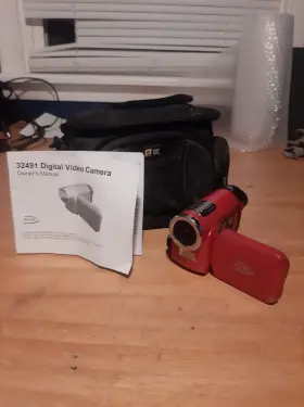 32491 Digital Concepts Pink Camcorder By With Bag And Manual