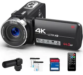 44mp Dingetu 797999815783 4k Video Camera Camcorder Ultra Vlogging For Youtube 18x Digital