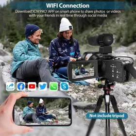 48mp Dingetu 797999818999 Camcorder Video Camera 4k Hd 18x Digital 3.0ftft Touch Screen Vl #3