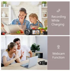 44mp Dingetu 797999819323 4k Video Camera Camcorder Ultra Vlogging For Youtube 18x Digital #3