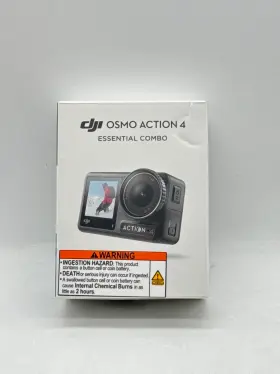 Dji 190021133402 New Osmo Action 4 Essential Combo Camera 4k 120fps Waterproof