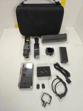 Dji 810011290327 Osmo Pocket 2 Handheld Camera Set Of Cameras Hard Case And Accessories