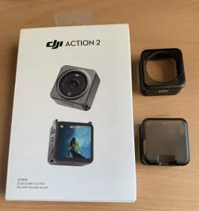 Cp.os.00000183.01 Dji Action 2 Dual-screen Combo Camera With Case