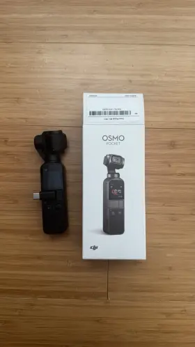 Ows1-lch04h4081 Dji Osmo Pocket Handheld Camcorder Black High Definition Gimbal Microsdhc