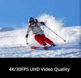 20mp Dragon Touch 850065712079 Action Camera 4k 30fps 100ft Waterproof Underwater 1 #2
