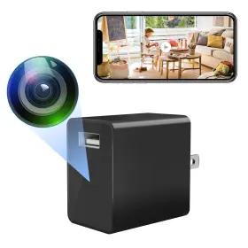 Dubocam 721349190091 Small Wireless Camera With Usb Charger - Full Hd 1080p Black