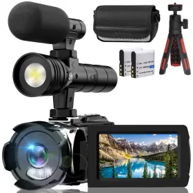 Ndv2000-dumjug Dumjug 4k Night Vision Camcorder Digital With Ir Light 270 Vlogging Recorder 20x D