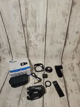 2001m Dvc Digital Video Camera Hdv Black 24.o Mega Pixels/ Box/ Remote/extras