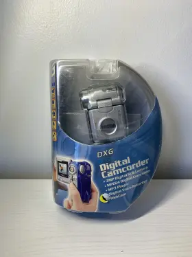 Dxg 880734030517 305v 5 In 1 Mini Digital Video Camera Camcorder 3.0 Mp 4x Zoom Silver Sealed