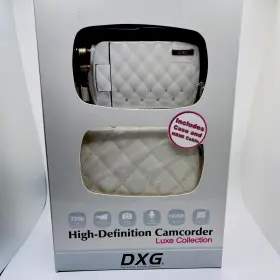 Dxg-535vp Dxg Dxg-536v Luxe Collection High Definition Camcorder White. Includes Case/cables