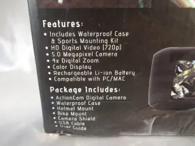 Evc355fd Emerson Hd Action Cam Digital Video 5.0 Megapixel Camera 4 X Zoom New Open Box #3