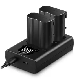 En-el15c Enegon 793811116731 Batteries 2 Pack And Smart Led Dual Charger Kit For Nikon Z