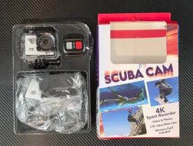 Ethos 724901512935 Scuba Cam 4k Sport Recorder Ultra Hd 170 Wide Angle Lens Wifi Action Camera