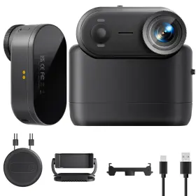 Go11-us Euorosi 4k 30fps Pov Camera Portable Vlogging With 33ft Waterproof 64gb Tiny