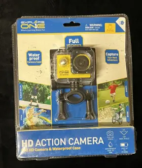 Explore One 88-8300 Waterproof Hd Action Camera Brand New