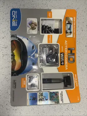 8883007 Explore One Hd Action Camera With Wifi And Accessories Included Waterproof Case