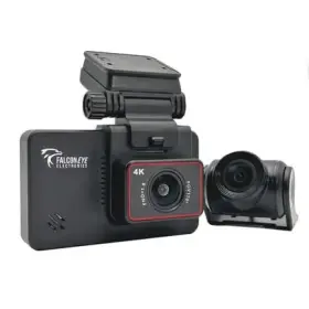 Falcon Electronics 794000401737 Falconeye Dual Pinnacle Pro 4k Dash Cam With Gps 64gb