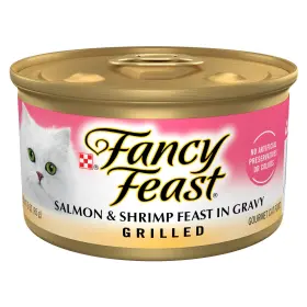 Fancy Feast 050000102068 Purina Grilled Wet Cat Food 3 Ounce Pack Of 24 Salmon And Shrimp