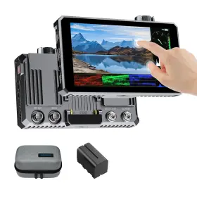 Sc6-anp75-amc5-of-eu Feelworld Sc6 6 Inch 1500nit 3g-sdi Fhd Touch Aluminum Field Dslr Camera Moni