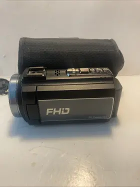 Hdv-2054 Fhd Full Hd Digital Video Camera Ltrm Works Well No Charger Or Mic