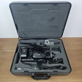 Fvc-720 Fisher 8mm Handheld Camcorder With Briefcase And Accessories Digital Af Read