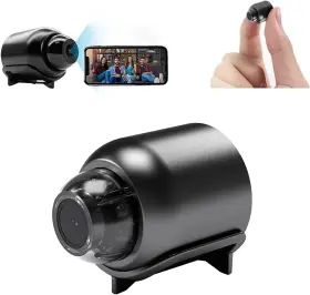 Amtl0023 Flashstar Mini Wifi Camera 1080p Hd Night Vision Included Motion Detection Remote 1pcs