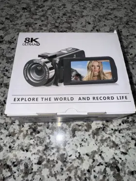 64mp Flip Dv87 8k Video Camera 18x Digital Camcorder 3.0 Inch Screen
