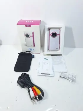 U1120p Flip Ultra U1120 Pure Digital White Video Camera Tested Works