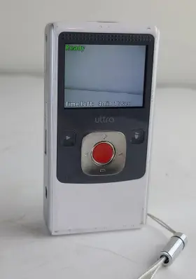 U1120 Flip Video 1120u Camera Ultra Powers On Working White